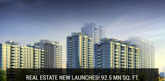 Real estate NEW LAUNCHES! 92.5 Mn Sq. Ft. of branded housing in top Tier 1, 2, 3 cities in next 2 years Real estate new launches