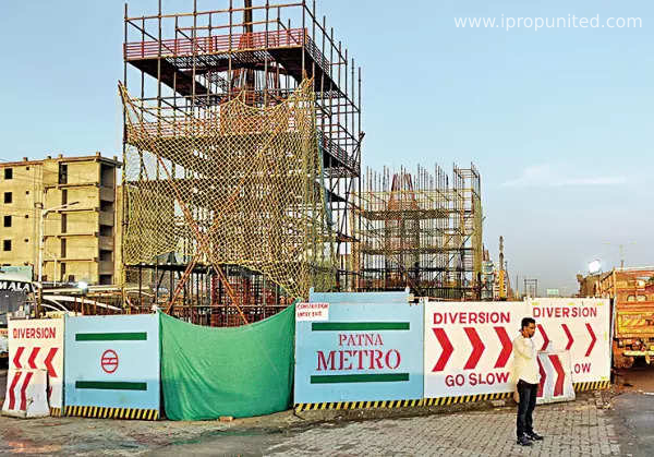 In Patna, the land accruing process for the metro station Started