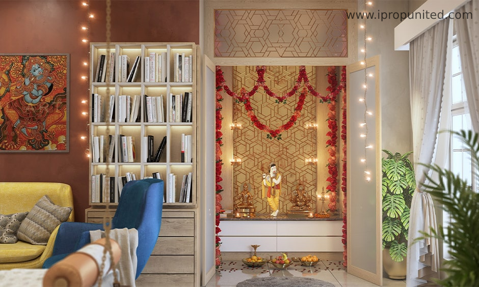 fancy lights for pooja room